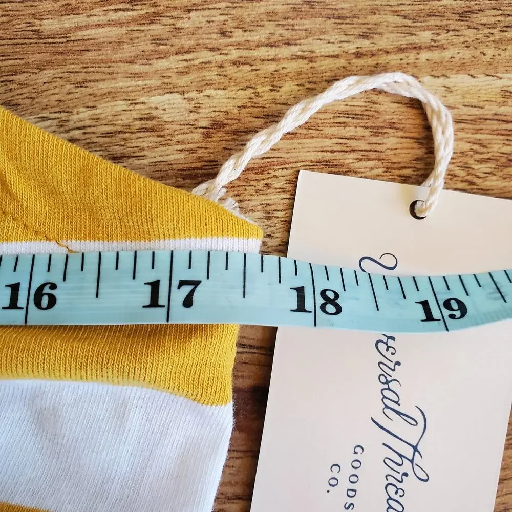 NEW Universal Thread Cami Size Small Striped Yellow & White Camisole